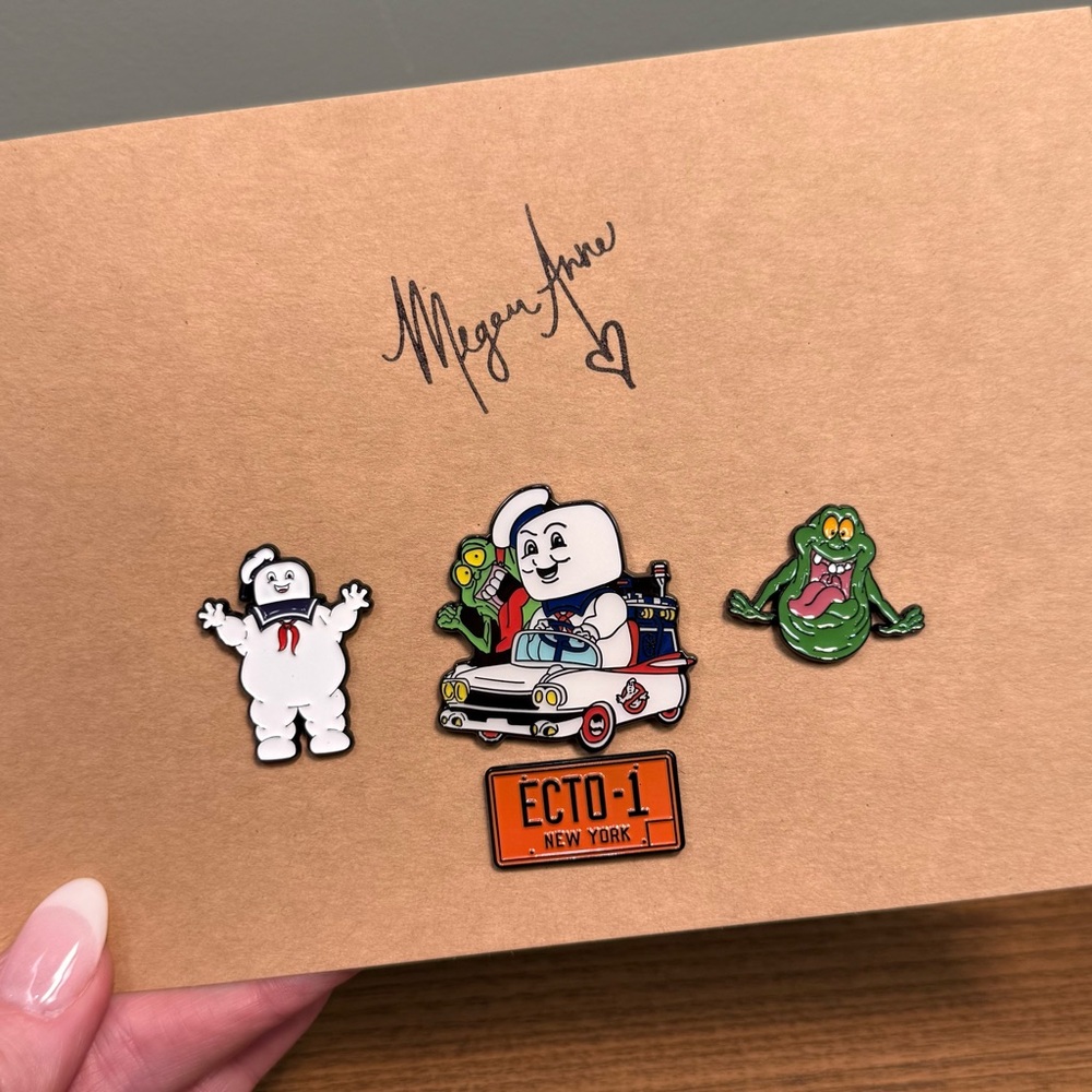 Ghostbusters 4-piece Enamel Pin Set